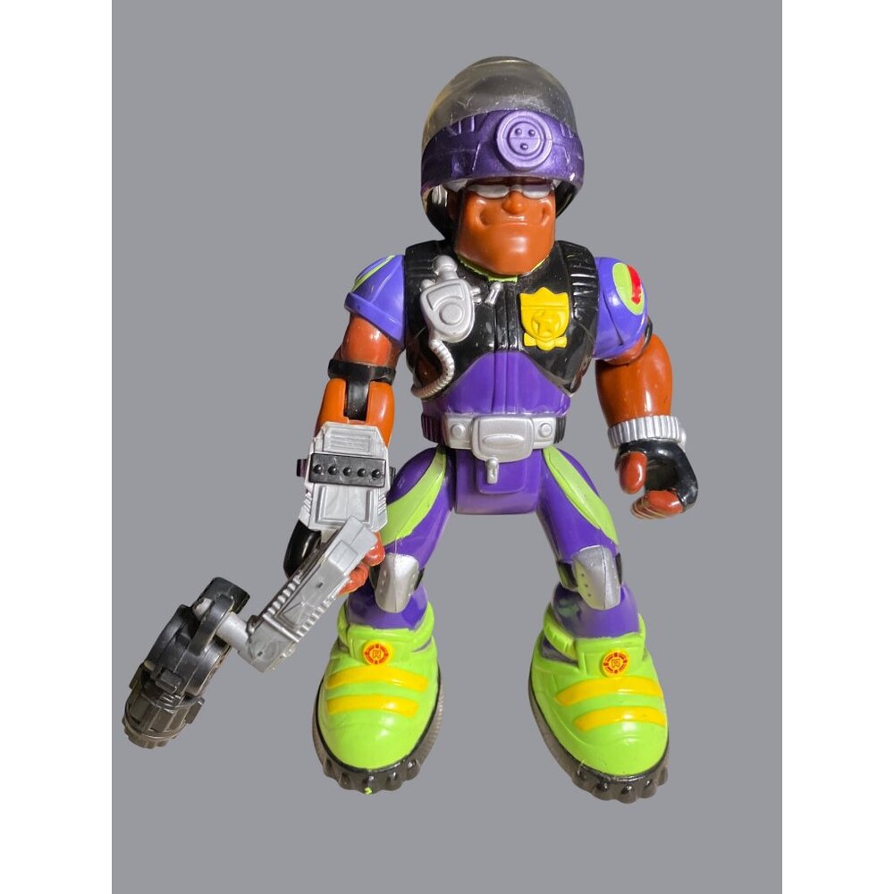 Rescue Heroes Action Figure Toy Jake Justice 6" 2001 Mattel vintage police